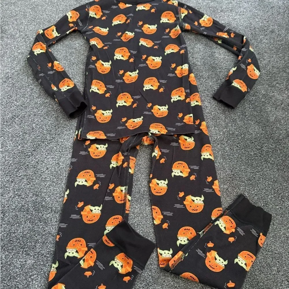 Hanna Andersson Star Wars Grogu Halloween Pajama Set Sz 120cm